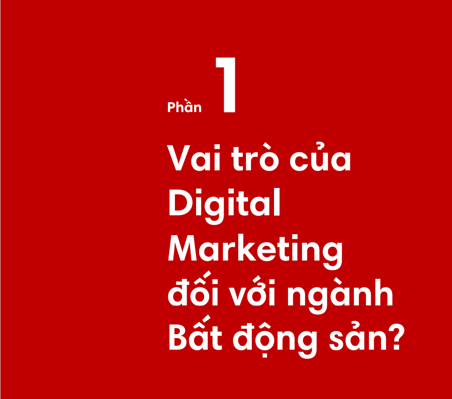  Vai trò của Digital Marketing đối với ngành Bất động sản